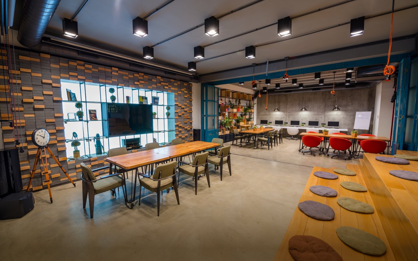 Private clubhouse wellness corner